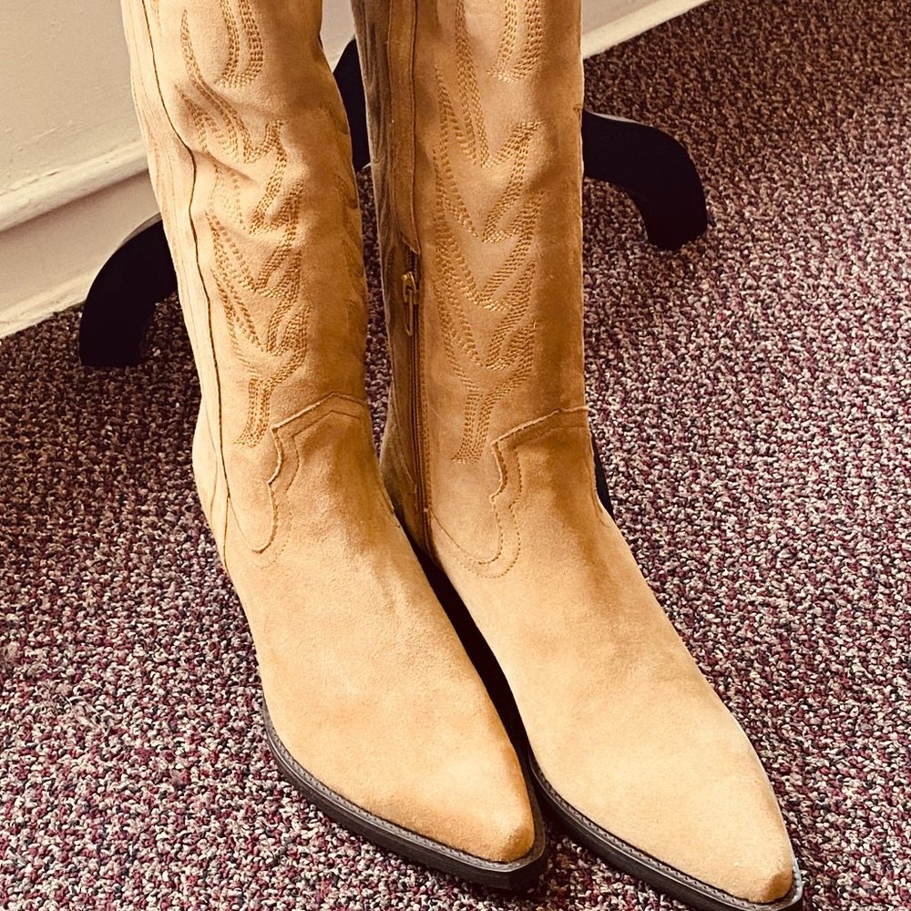 Tan Agency Boots